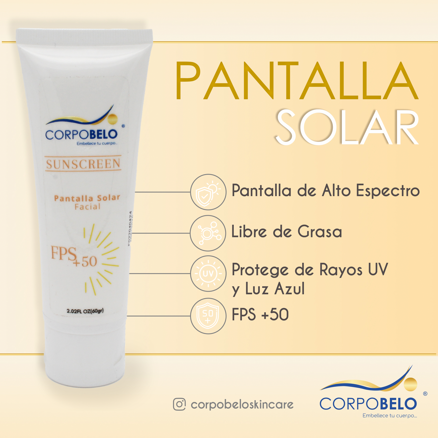 Doble Pantalla Solar (60gr c/u)