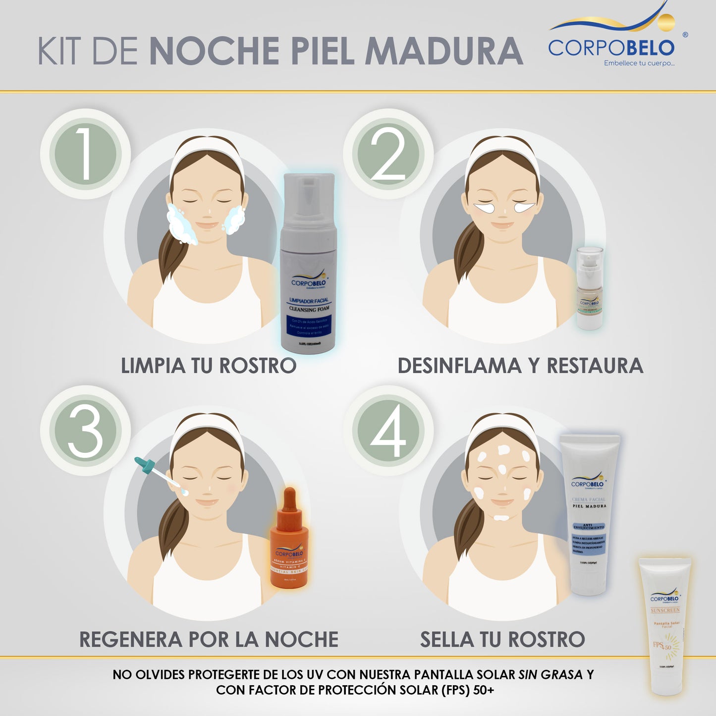 Kit de Noche Piel Madura